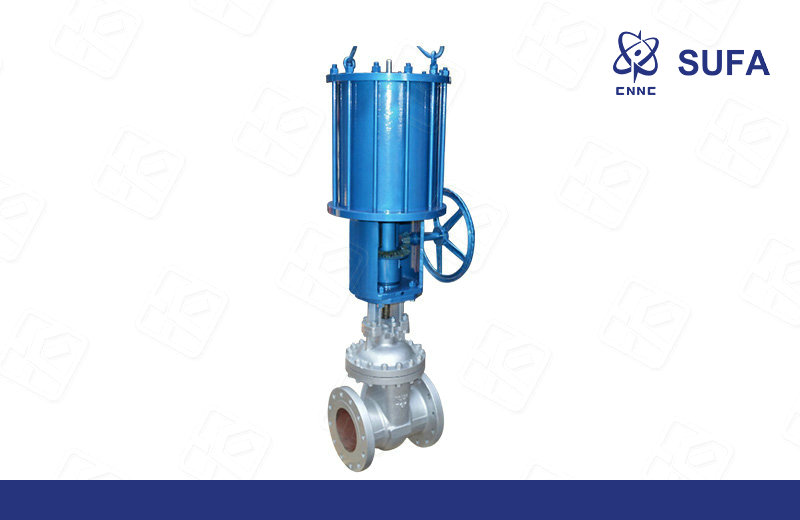 气动带手动楔式闸阀