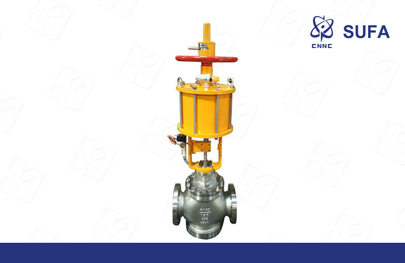 气动活塞式三通切断阀