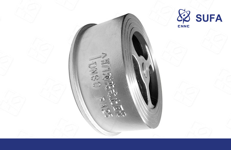 对夹连接升降式止回阀