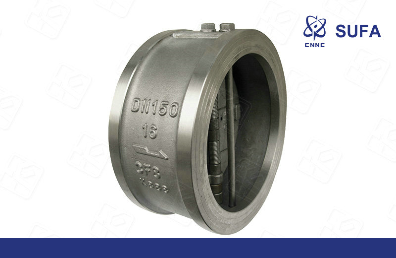 对夹连接双瓣旋启式止回阀