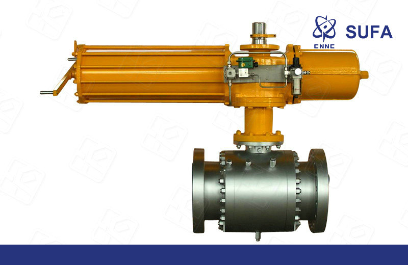 气动锻钢法兰球阀