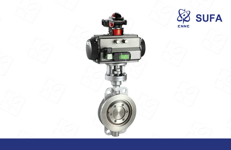 气动对夹式硬密封蝶阀