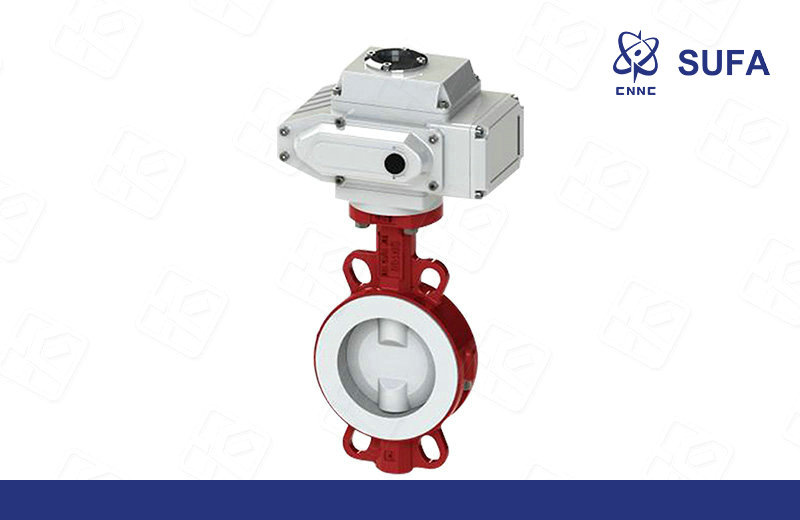 电动对夹式衬氟蝶阀