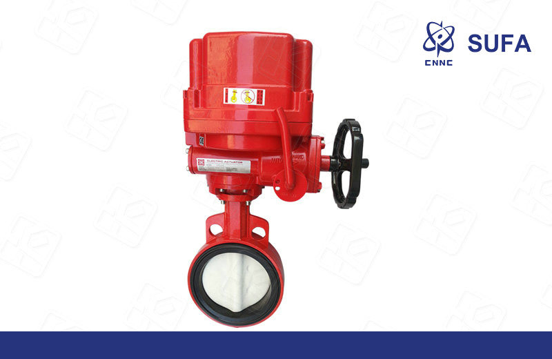 电动无销尼龙涂层蝶阀