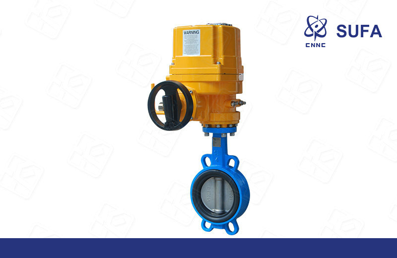 电动对夹式中线蝶阀