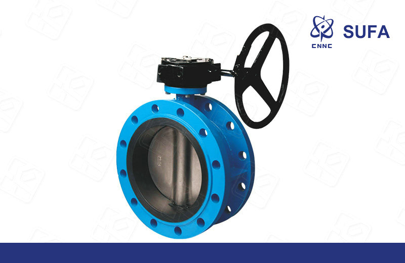 蜗轮法兰式软密封蝶阀