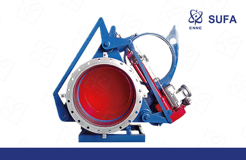 电动分体式盲板阀