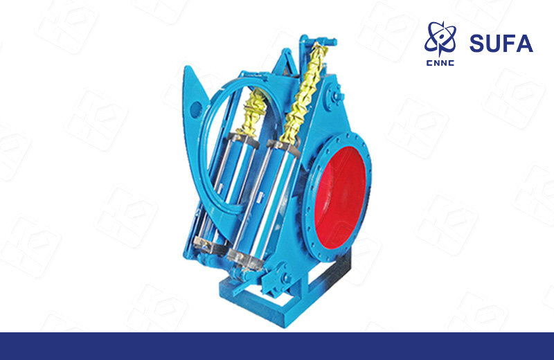 气动扇形眼镜阀