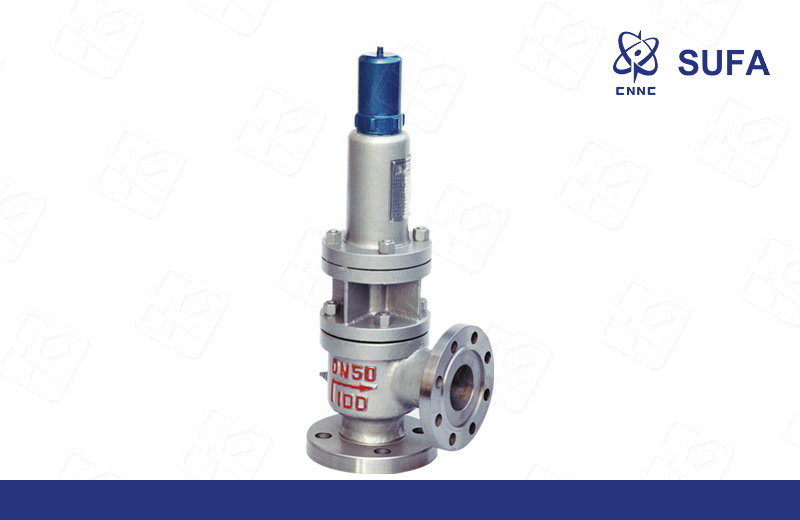 带散热器弹簧全启式安全阀